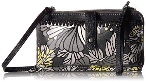Sakroots womens Women's Artist Circle cross body handbags, Slate Floral Blossoms, One Size US - Image 1