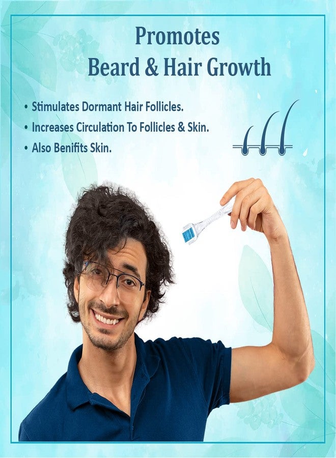 Epyz New Model Derma Roller Cosmetic Micro Needling Instrument with 540 Needles for Acne, Skin, Hair Loss, With Free Storage Case [ Transparent, Pack of 1] (Trans. Blue, 0.5mm) - Image 5