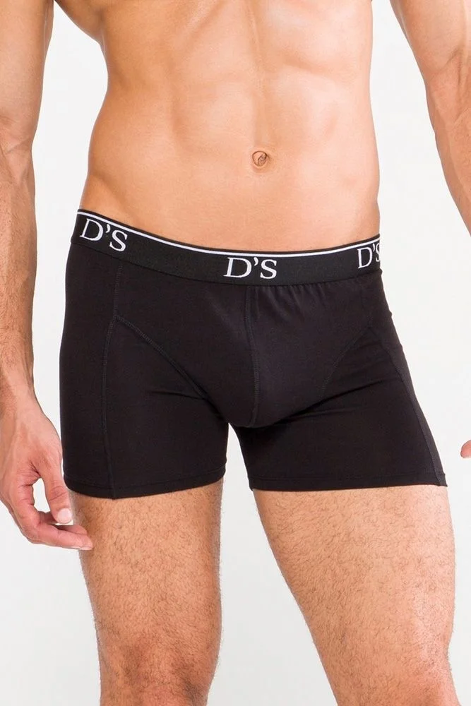 D'S DAMAT Trendy Sport 2-Pack Boxer Black