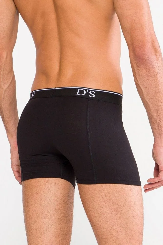 D'S DAMAT Trendy Sport 2-Pack Boxer Black