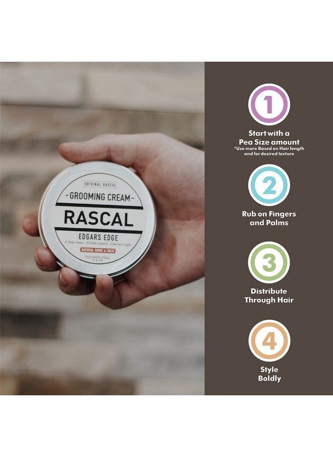 RASCAL Edgars Edge Grooming Cream | Natural Shine & Hold Beeswax & Castor Oil Tsa Friendly Container (Edge Cream 3.4Oz)  - Image 4