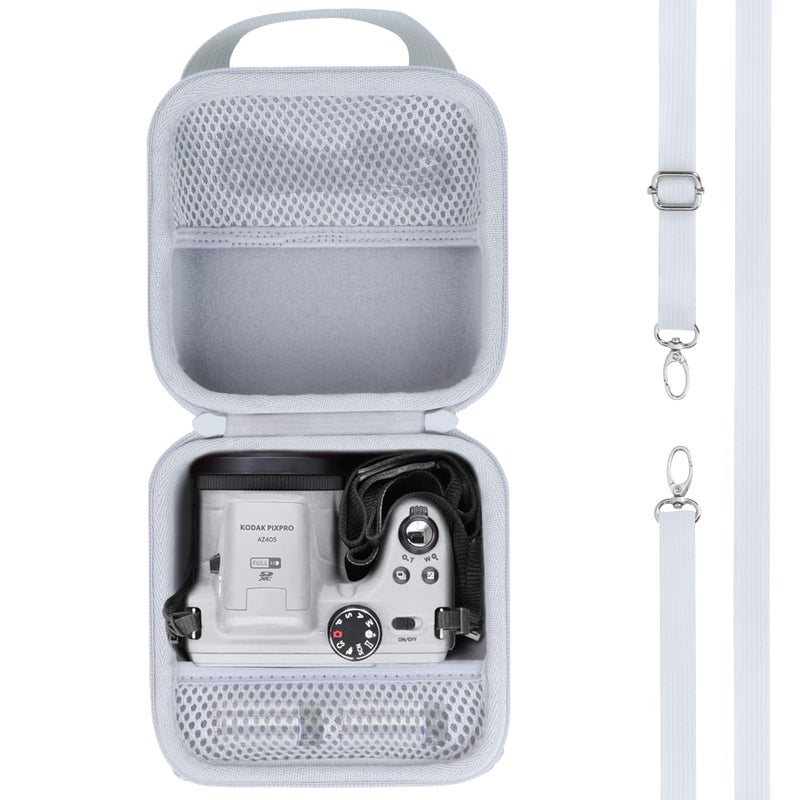 Lebakort Storage Case Compatible with KODAK PIXPRO AZ405 AZ425 AZ255 AZ401 AZ528 Digital Camera Vlogging Camera Gray Case - Image 2