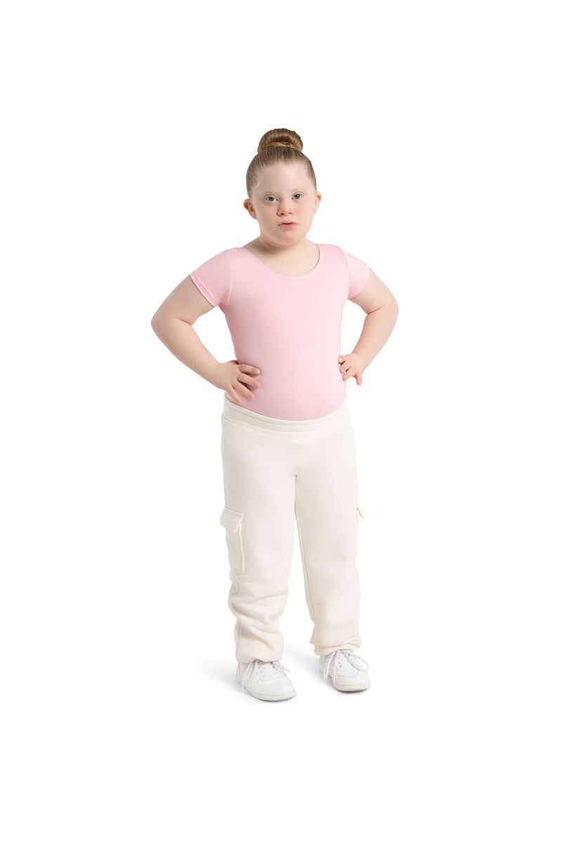 Capezio Short Sleeve Leotard - Girls, Pink, Medium - Image 2