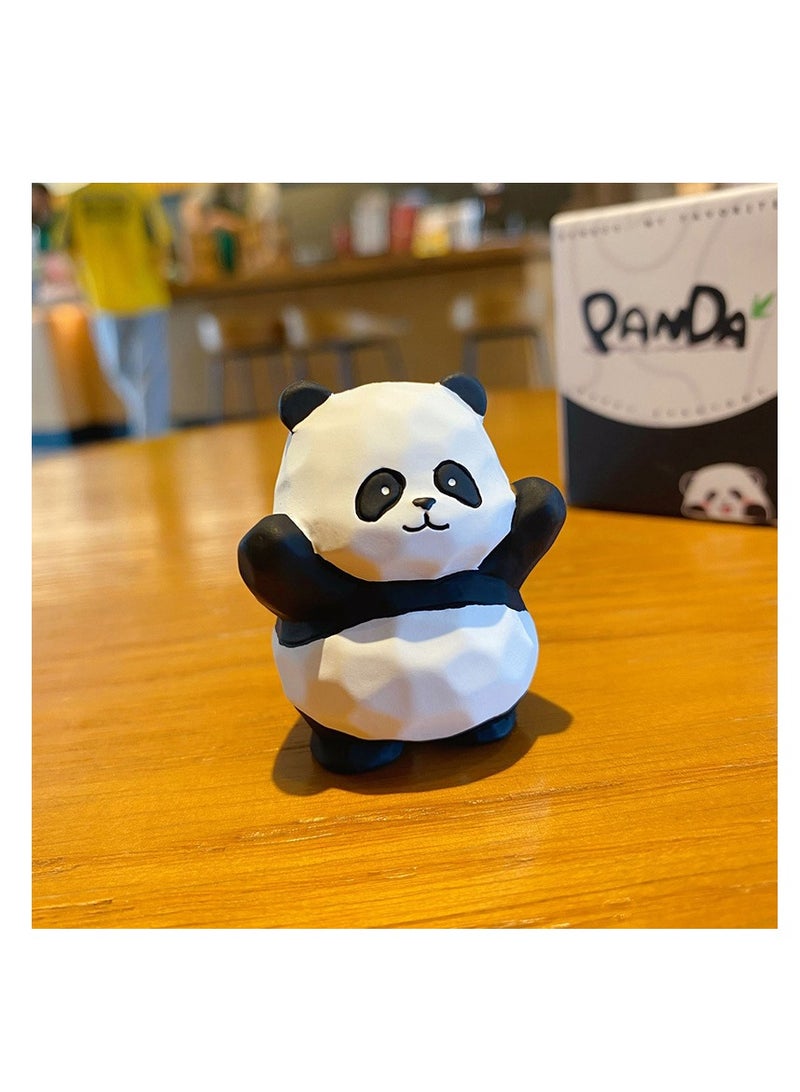 Generic Decorative Car Pendant Panda car ornaments creative car center console decorations Small and Cute Ornaments  - Image 2