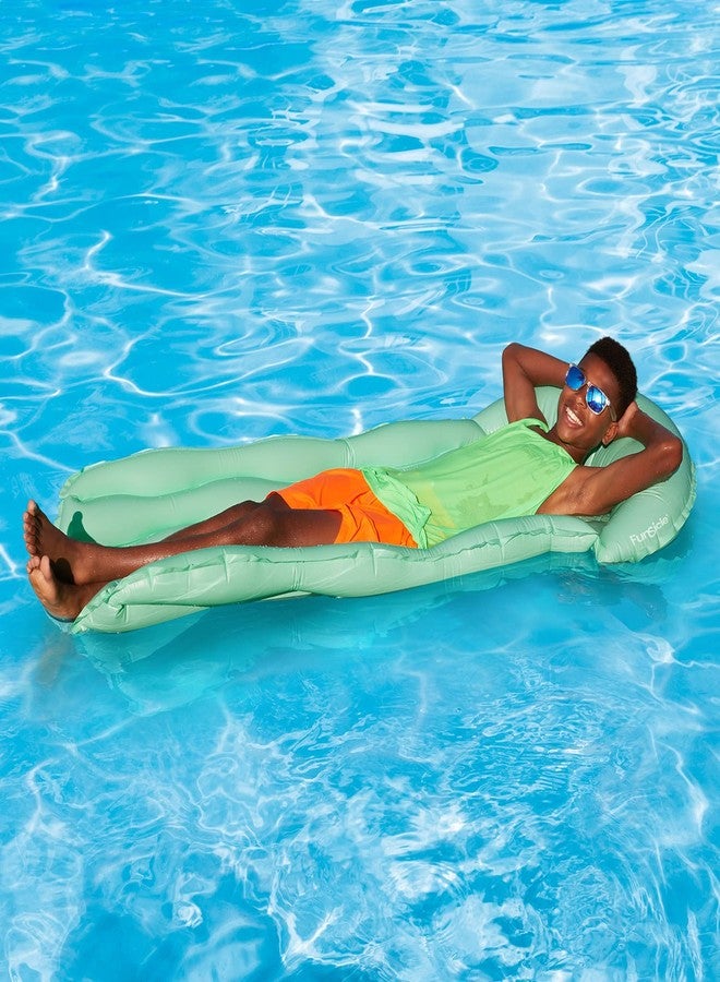 Funsicle 6 ft Simple Zzzz Inflatable Water Mat with Comfortable Headrest - Image 2