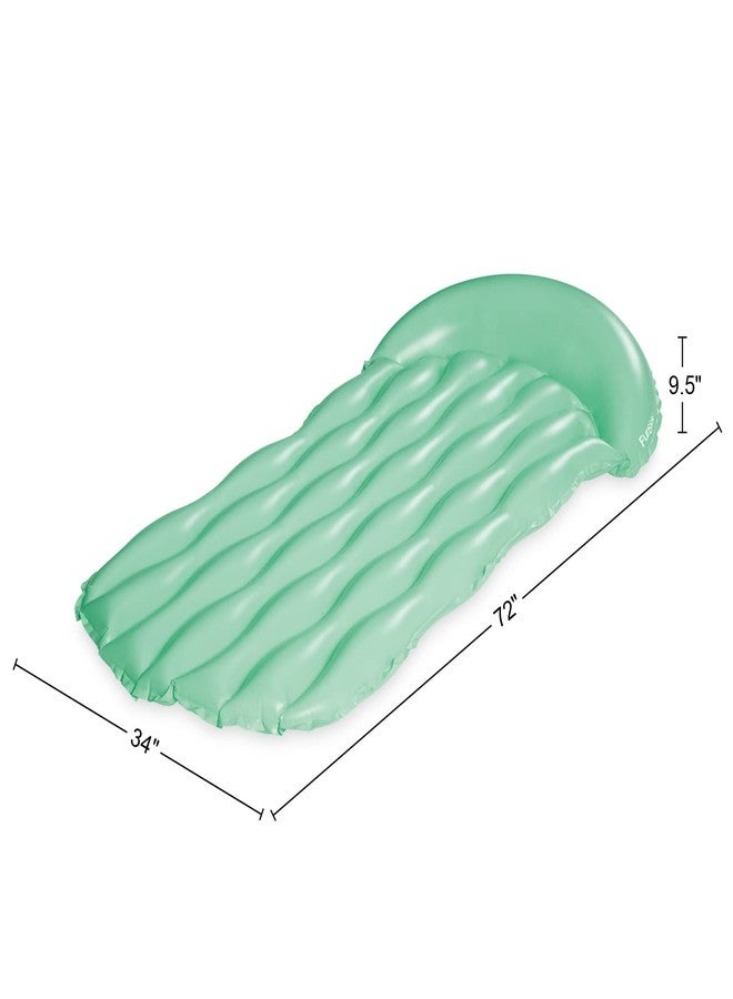 Funsicle 6 ft Simple Zzzz Inflatable Water Mat with Comfortable Headrest - Image 5
