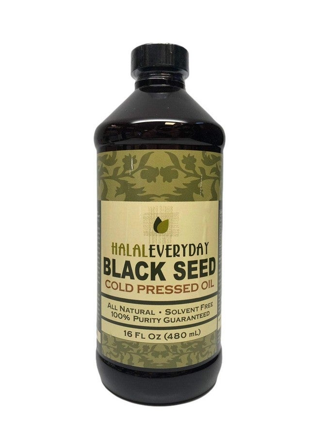 HalalEveryDay Pure Black Seed Oil - 16 OZ - 100% Pure and Cold Pressed Black Seed - Non-GMO and Vegan - Nigella Sativa - Image 1