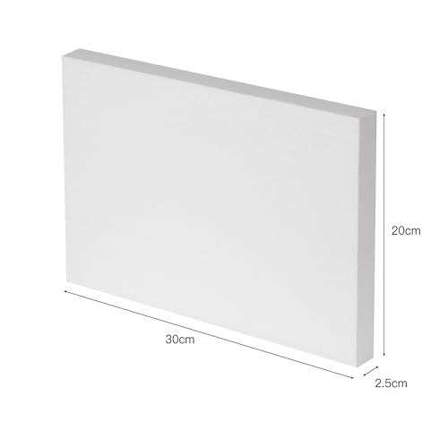 Crafare 12X8X1 Inch Craft Foam Blocks 4 Pack Polystyrene Foam Sheet Rectangle Foam Blocks for Arts School Projects Sculptures Floral Arrangements Modeling and Centerpieces - Image 3