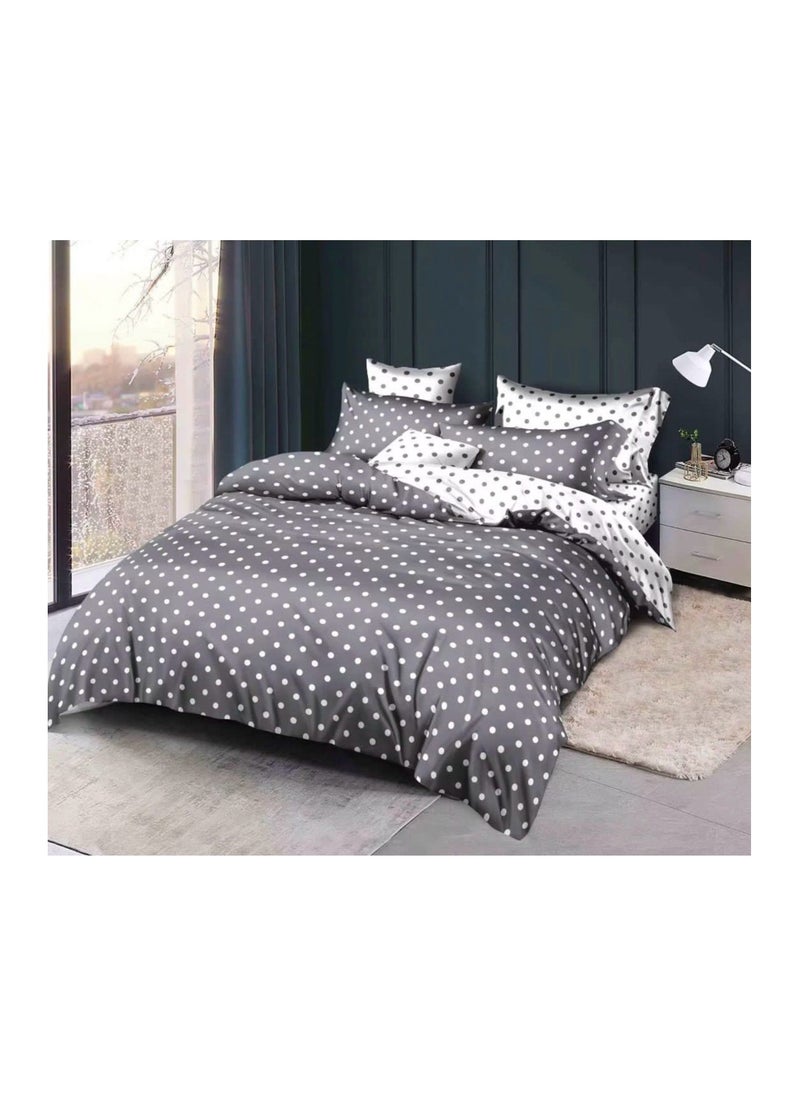 Generic Luxury Polka Dot Bedding Set – Soft & Stylish Duvet Cover with Pillowcases 