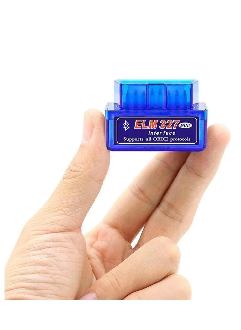 Generic - Scanner Bluetooth Car Scanner, Compatible with iOS, iPhone, iPad and Android, Reader Car Diagnostic Tool Wireless OBD Car Code Reader, Check Engine Code Reader, Mini V2.1, Clearing Error Messages - Image 1