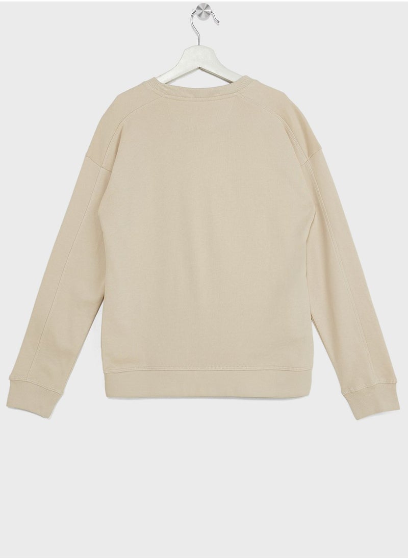 MANGO - Kids Printed Message Sweatshirt - Image 1