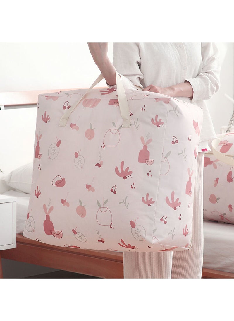 Swift 4 Pcs Large Clothes Storage Bags, Moving Bags, Foldable Blanket Storage Bags for Organizing Bedroom, Closet, Clothing, Sweater, Organization Storage with Zip and Handle  - Image 2
