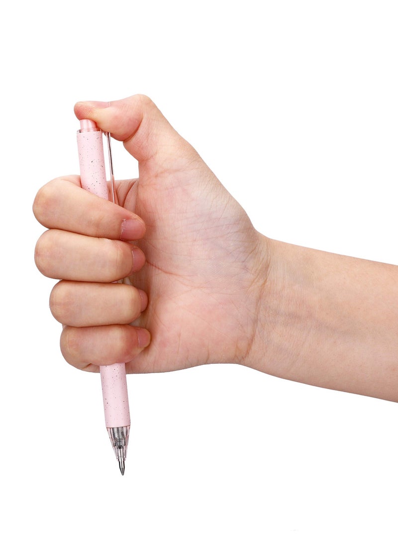 XiuWoo Gel Ink Retractable Pens Set, Black 0.5mm medium Point Pen Extra Smooth Tip No Bleed Smear Smudge Refillable Clickable Bulk for Writing Journaling Multicolor Fine 12 Pcs - Image 2