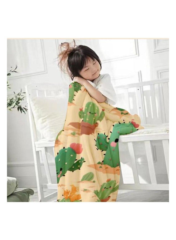 عام بطانية رقيقة من الفانيلا الكرتونية للأطفال أو الطلاب (دافئة ومريحة ومناسبة للنوم والألعاب) 100 سم * 150 سم - 1164 - Image 3