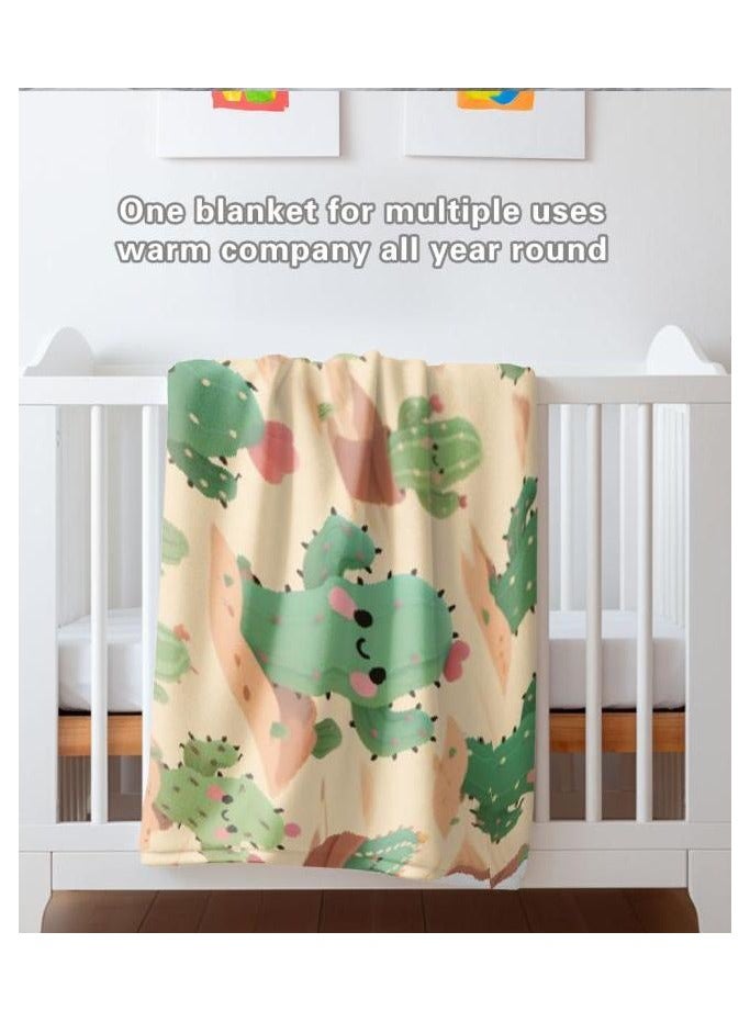 عام بطانية رقيقة من الفانيلا الكرتونية للأطفال أو الطلاب (دافئة ومريحة ومناسبة للنوم والألعاب) 100 سم * 150 سم - 1164 - Image 5