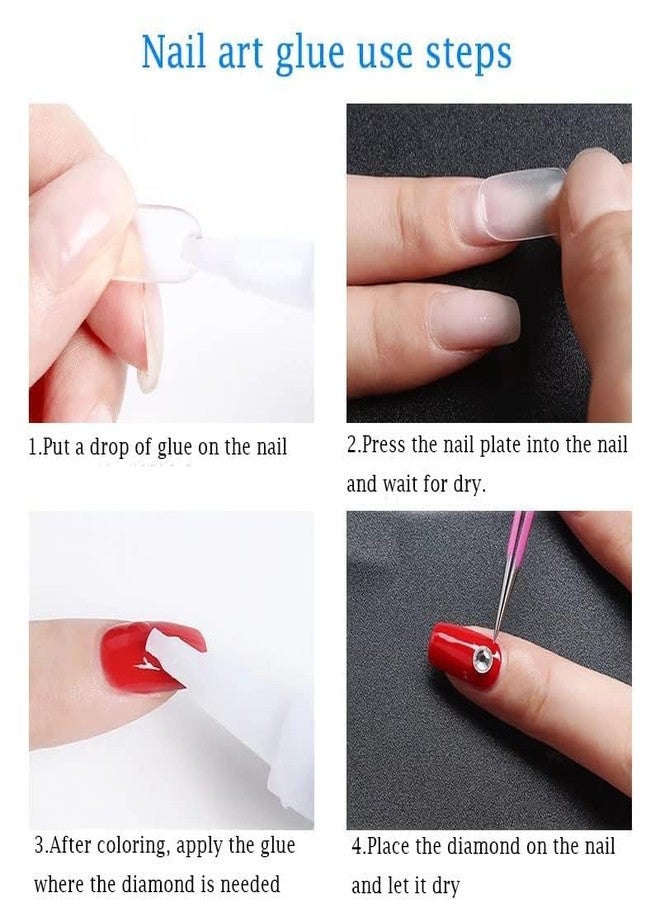 Brille Bee "Brille Bee 401 Nail Art Glue - Rapid Fix Instant Fast Adhesive, Super Strong Multi-Purpose Glue - Pack of 2" - Image 5
