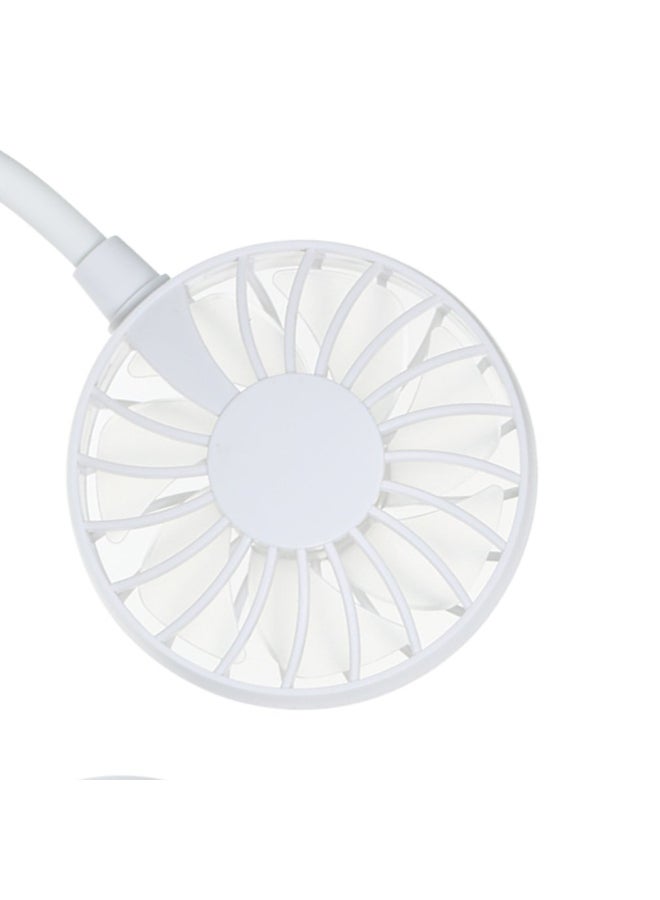 Loquat USB Handheld Mini Cooling Fan DQ60702 White - Image 5