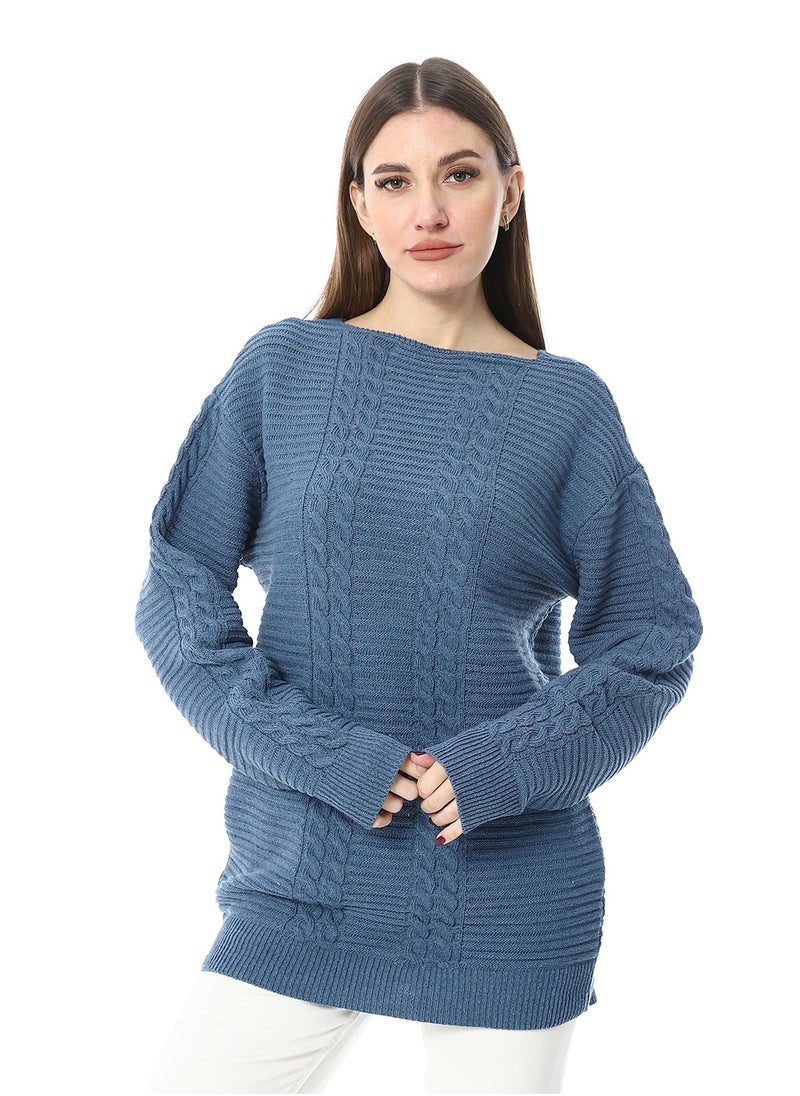 Caesar Women Wool Long Pullover With High Neck  - Image 1