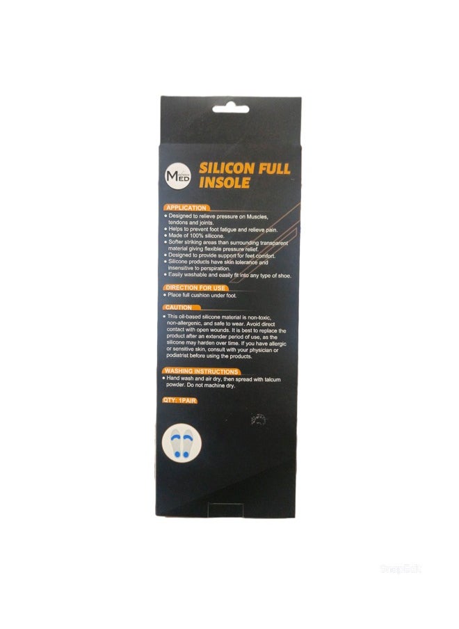AdvanceMed - Silicon Full Insole - Model No. GL-013 (Large Size) - Image 1