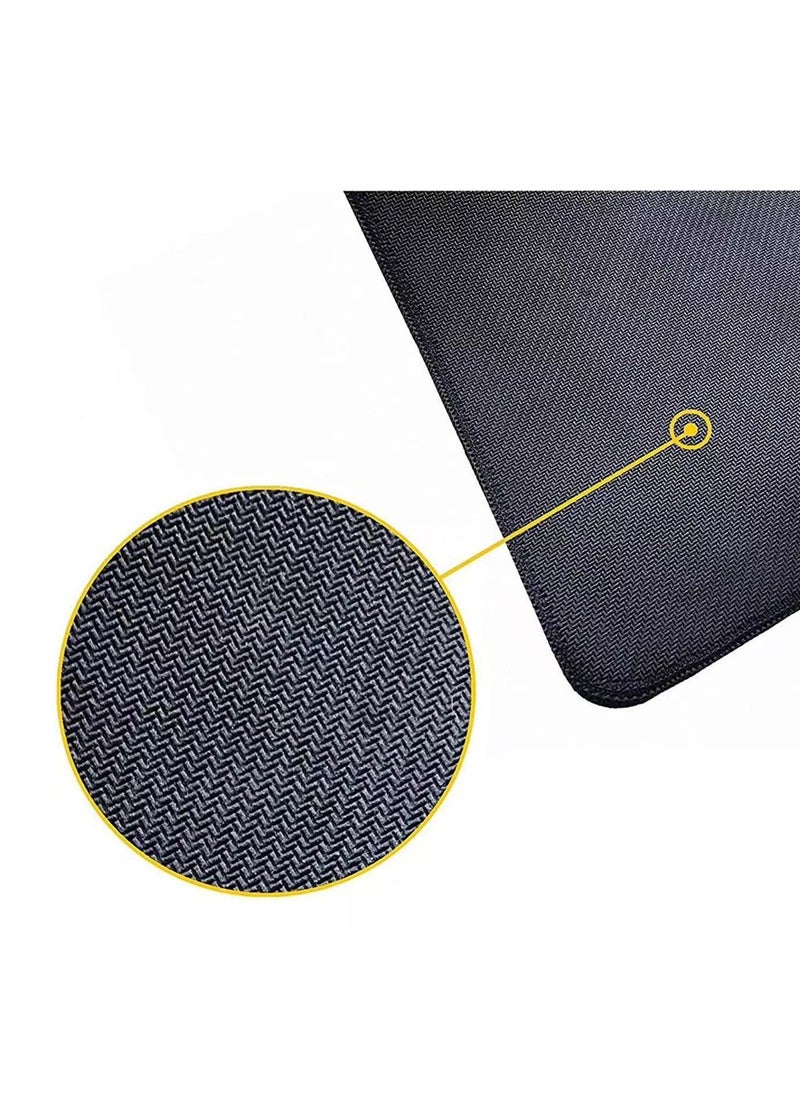 800x400x2mm Large Mouse Pad Extended Gaming Non-Slip Rubber Base Office Desk Double-sided Color Matching Mouse Pad Keyboard Mouse Pads Black