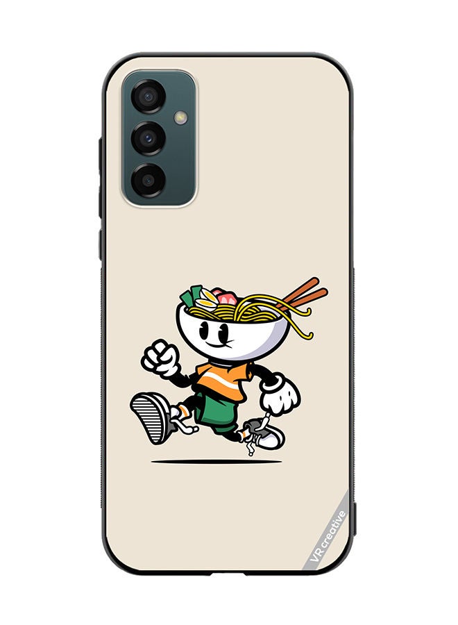 VR CREATIVE Protective Case Cover For Samsung Galaxy M23 Ramen Cartoon Design Multicolour - Image 1
