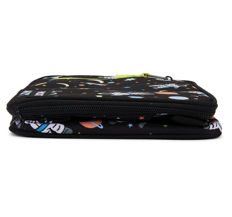 PackIt Freezable Classic Lunch Box, Spaceman, Built with EcoFreeze Technology, Collapsible, Reusable, Zip Closure With Zip Front Pocket and Buckle Handle, Perfect for School Lunches - Image 5