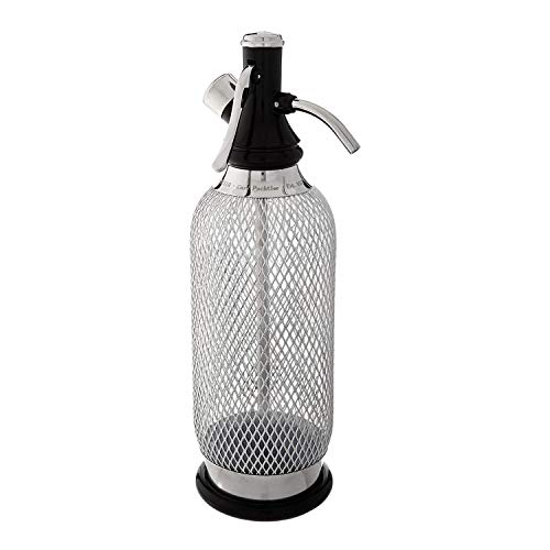 iSi North America iSi Classic Steel Mesh SodaMaker Bottle 1 Quart with CO2 Soda Siphon Chargers 10Pack Bundle For making sparkling water beverages - Image 3