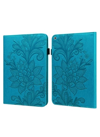 Case Cover Lace Flower Embossing Pattern Horizontal Flip Leather Case with Holder & Card Slots & Wallet & Photo Frame & Sleep / Wake-up Function For iPad 9.7 2018 / 9.7 2017 / Air 2 / Air Blue - pzsku/Z3073565BA52CE2C78556Z/45/_/1708915393/037e54c6-e458-4fa0-95ee-f2086c168979