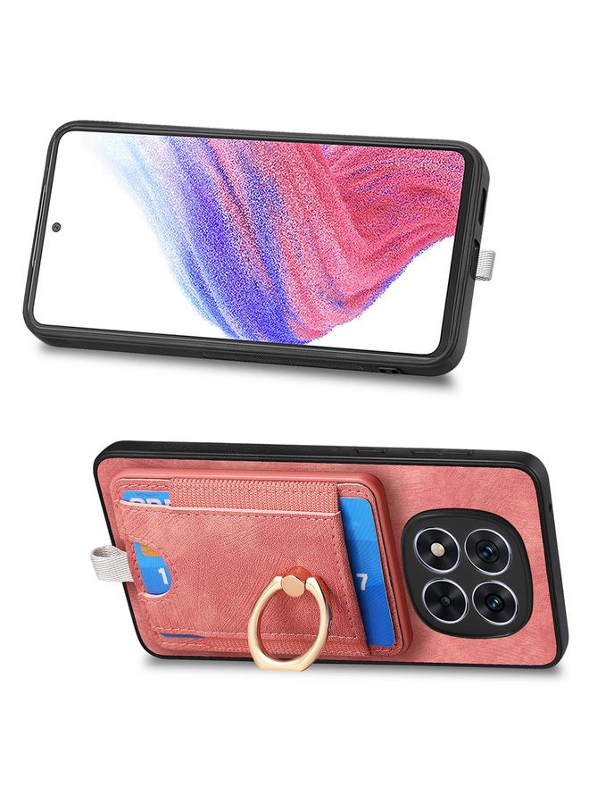 erorex Case For Xiaomi Redmi Note 14 Pro 5G Retro Splitable Magnetic Card Bag Leather Phone Case - Image 4