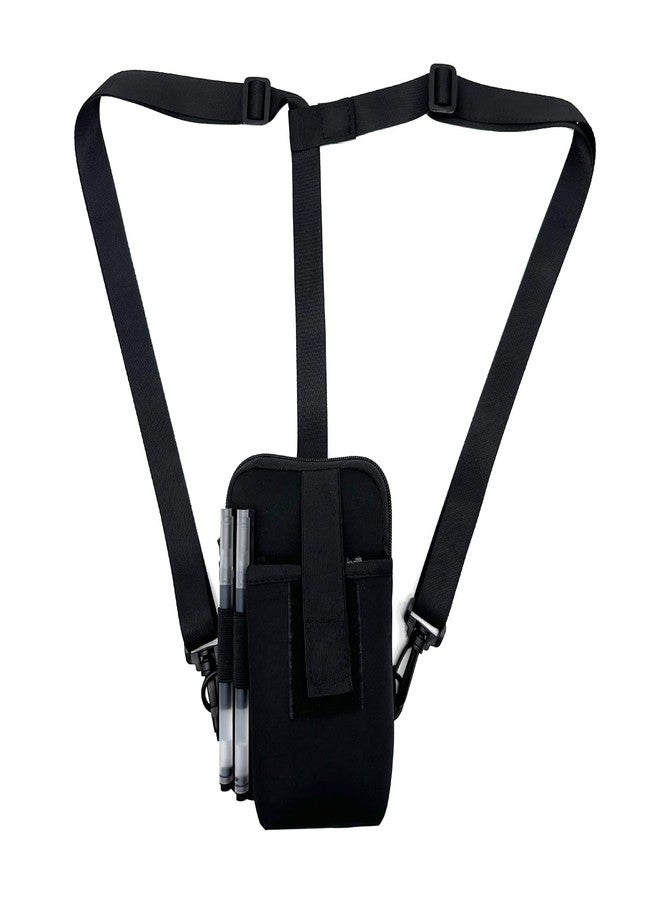 Wanty Barcode Scanner Chest Harness Holster, Mobile Computer Handheld Barcode Scanner Holder Carrying Case Pouch for Symbol, Zebra, USPS, Postal Scanners - Image 1