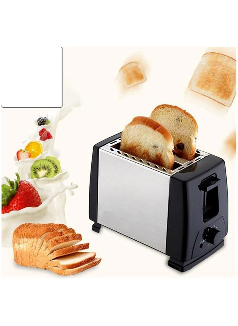 Generic Sonifer 2 Slice Stainless Steel Electric Toaster Extra Wide Slot 50/60Hz 600-700W for Waffle Making, Bread Toasting, Toast  - Image 3