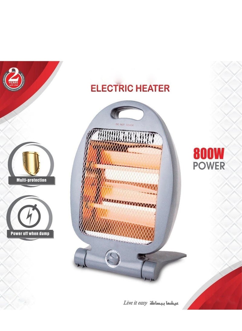 ال سي سخان كهربائي محمول للغرفة بقوة 800 واط مع حماية آمنة ومستويات تسخين قابلة للتعديل - Image 1