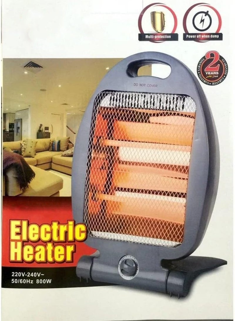 ال سي سخان كهربائي محمول للغرفة بقوة 800 واط مع حماية آمنة ومستويات تسخين قابلة للتعديل - Image 2