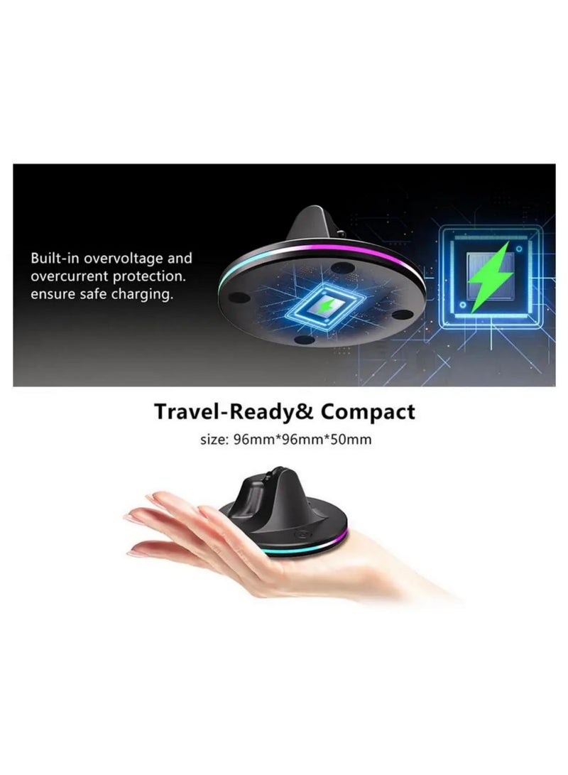 For Ray-Ban Meta Glasses Charger Stand Portable Travel Charger Station Type-C RGB Charging Stand With LED Indicator Accessories - Image 3