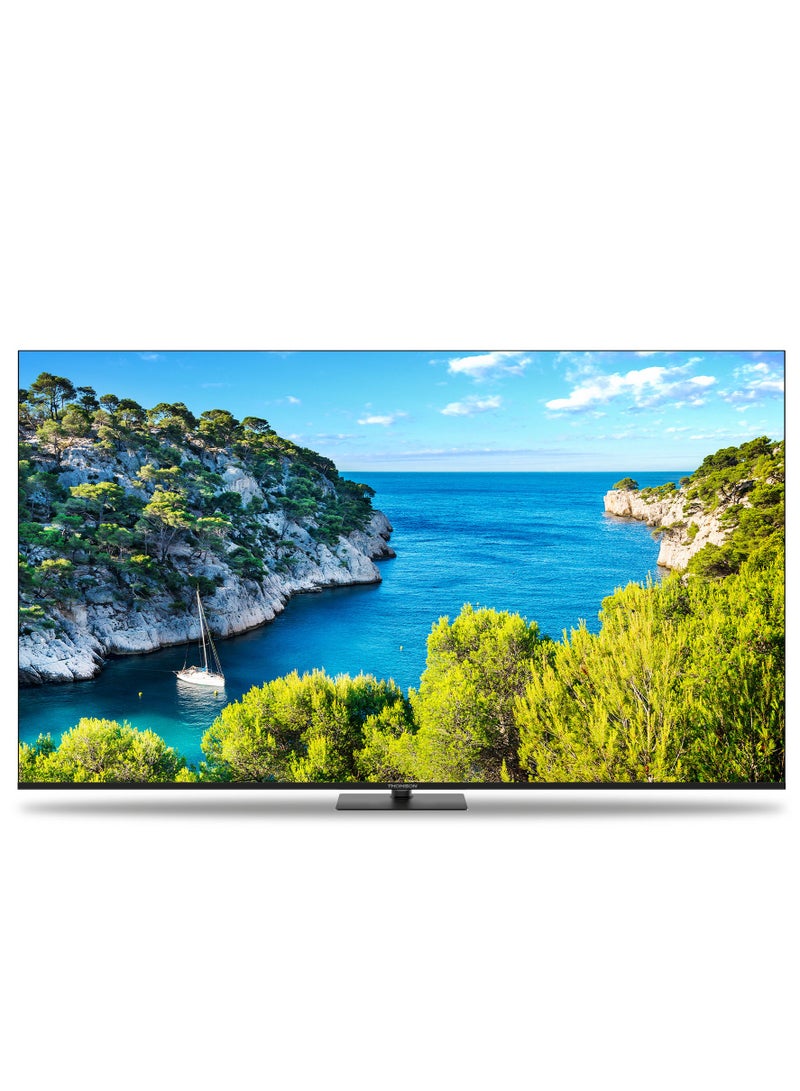 Thomson Thomson 75-Inch 4K UHD Smart Google TV – 2025 Model with Central Stand, Smart Voice Control, Google Voice Assistant, Built-in YouTube & Netflix, Frameless Ultra HD LED Display, 3840x2160 Pixels  - Image 2