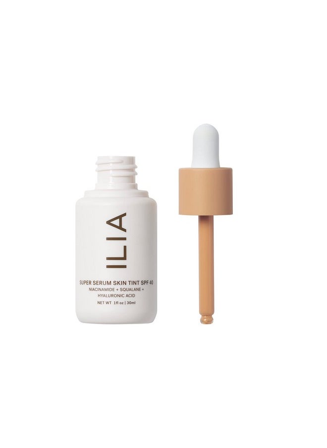 ILIA - Super Serum Skin Tint Spf 40 | Non-Comedogenic, Vegan, Lightweight To Help Against Blue Light, + Pollution While Hydrating, Smoothing, + Refining (Kai St6.5, 1 Fl Oz | 30 Ml)  - Image 2