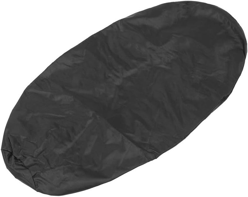 F FIERCE CYCLE Motorcycle Rain Seat Cover Universal Seat Protector Cover Black M - Image 1