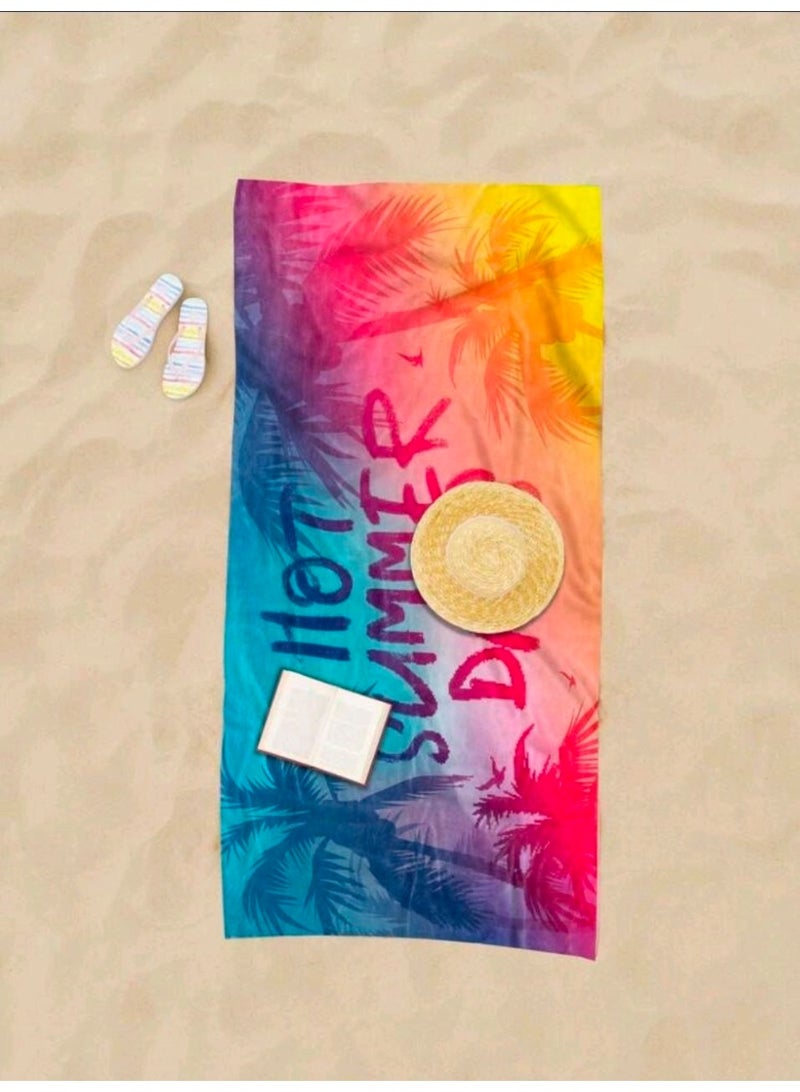 Microfiber Quick Dry Beach Blanket, Towel, Suitable For Swimming,Travel, Camping,Yoga Mat Outings Summer Beach Essentials - Image 4