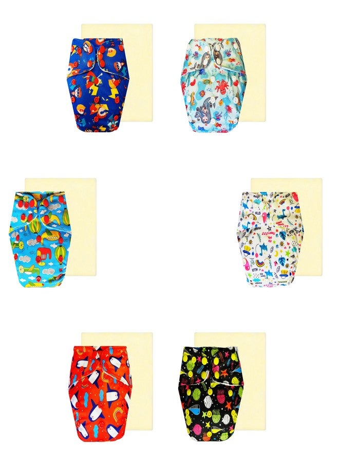 حفاضات دمبلدو إيليت القماشية مع ماصة سحرية (عبوة من 6) | ناعمة ولطيفة | تسمح بمرور الهواء | مناسبة للسفر | موثوقة من قبل الأمهات | من 3 أشهر إلى 3 سنوات | للجنسين - Image 1