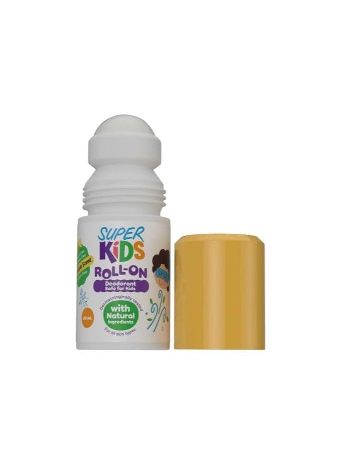 SUPER KIDS Children's deodorant roll-on, pineapple scent, 30 ml - Image 3