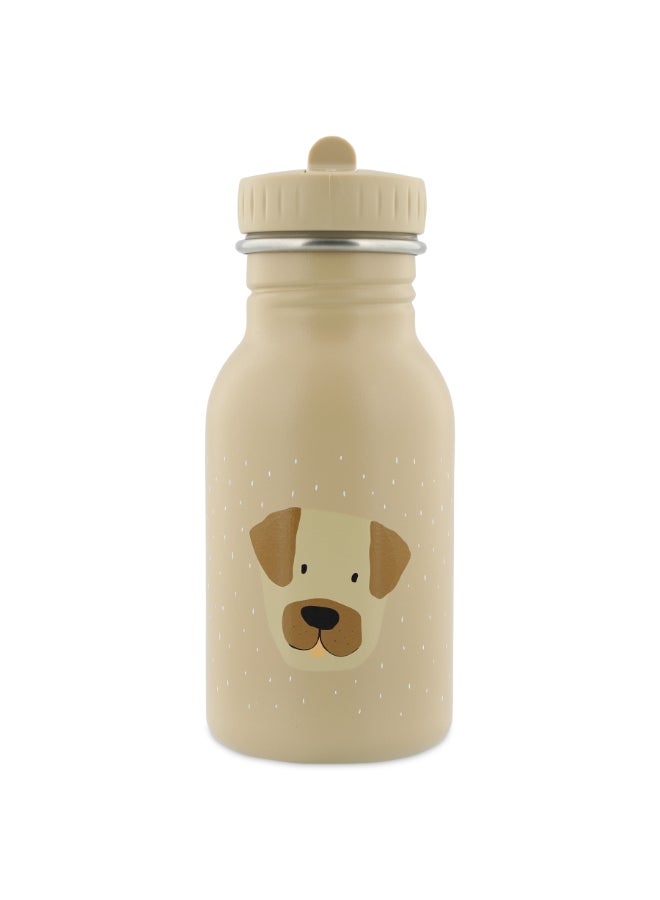 Trixie Stainless Steel Water Bottle - 350ml - Mr. Dog - Image 1