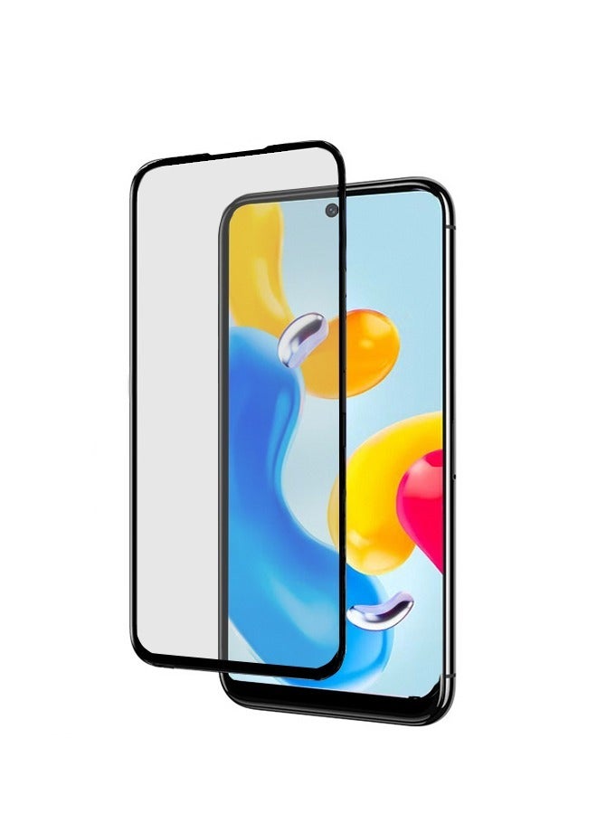 Tempered Glass Screen Protector for Redmi Note 11S 5G Clear,Anti-drop, Anti-fingerprint,Anti-scratch Tempered Glass,Black Edge/Clear - Image 1