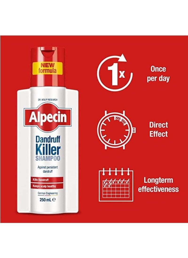 Alpecin Dandruff Killer Shampoo 250ML - pzsku/Z307466776C3912E50D8EZ/45/_/1740129549/c43fee21-8b7e-4e59-b8cd-84df89816937