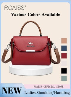 roaiss Women Shoulder Crossbody Bag Large Capacity Compact and Exquisite Women Handbag  - Image 2