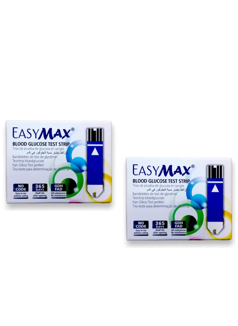 Easy Max - Blood Sugar Test Strips - 2 Pack - Image 1