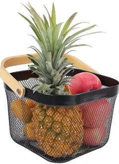 ALMUFARREJ Fruit and vegetable storage basket Black  - Image 1
