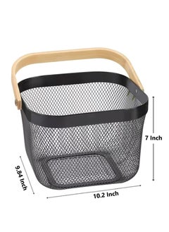 ALMUFARREJ Fruit and vegetable storage basket Black  - Image 5