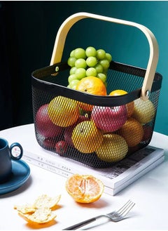 ALMUFARREJ Fruit and vegetable storage basket Black  - Image 2