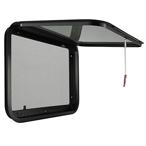 RecPro RV Exit Window 30" W x 22" H Optional Trim | RV Window Replacement (with Trim Ring) | Made in USA - Image 2