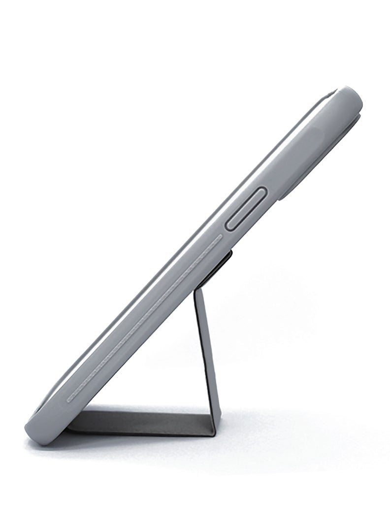 Theodor Fully Covered With Finger Grip Stand Holder Anti Slip Shockproof Protective Case Cover For SAMSUNG GALAXY A33 5G GREY - Image 2